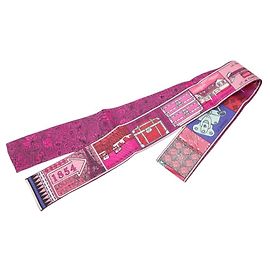 Bandeau BB Jeu de Scarf Louis Vuitton Roxo