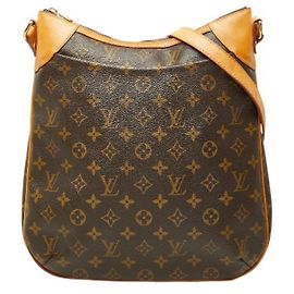 Louis Vuitton Monogram Odeon MM Umhängetasche Braun