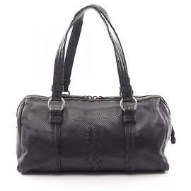 Bottega Veneta Intrecciato Handbag Black