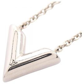 Collier Essential V Louis Vuitton Argenté