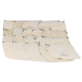 GUCCI Dust Bag Cotton Set of 20 White Auth 191876 Blanco