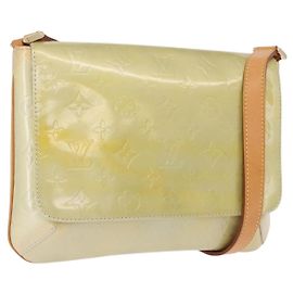 LOUIS VUITTON Monogram Vernis Thompson Street Bag Gris M91008 LV Auth gh2248 Gris