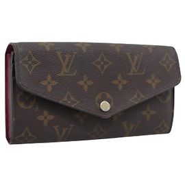 LOUIS VUITTON Monogram Portefeuille Sarah Long Wallet Pink M60531 Auth BA14731 Pink Monogram