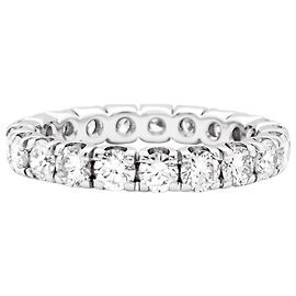 Autre Marque Aliança eternity completa em ouro branco e diamantes Outro