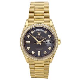 Reloj Rolex, "Oyster Perpetual Day-Date", oro amarillo, diamantes Otro