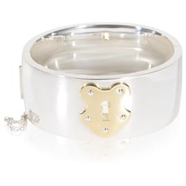 Bracciale Wide Lock in Oro Giallo e Argento Sterling Tiffany & Co. Altro