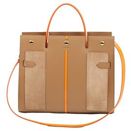Bolsa BURBERRY Two-Handle Medium para mulher Marrom