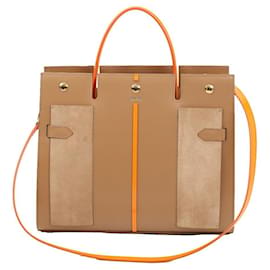 Borsa BURBERRY Two-Handle Medium da donna Marrone