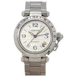 Relógio Cartier Pasha C Meridian GMT W31029M7 Outro