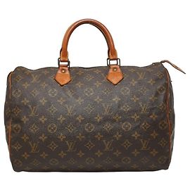 Bolsa Louis Vuitton Monogram Speedy 35 Marrom