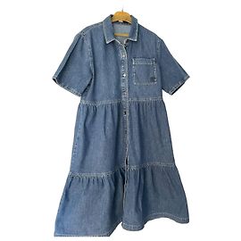 Vestido largo vaquero Karl Lagerfeld Azul