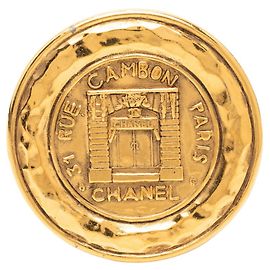 Broche redondo Chanel 31 RUE CAMBON Cambon Dorado