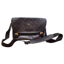 Louis Vuitton Voyager Messenger Monogram Eclipse Canvas PM Black