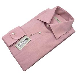Autre Marque Camicia a maniche lunghe vintage Ingram anni '90 da uomo, Rosa Polvere, Taglia 38/15 Rosa