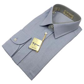 Autre Marque Camicia a maniche lunghe vintage anni '90 Ingram da uomo azzurro Taglia 40/15.5 Blu