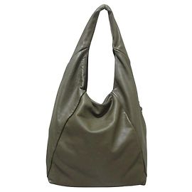 Autre Marque RIPANI Leather 2way Shoulder Handbag Green Khaki