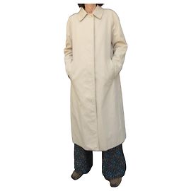Impermeable Burberry de Gabardina Beige
