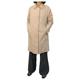Burberrys Beiger Regenmantel Beige
