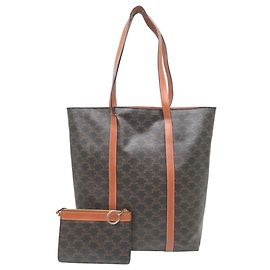 Céline Borsa Tote da donna Celine 194542 Triomphe Marrone Marrone