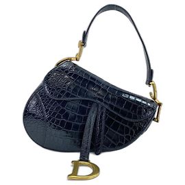 Borsa a Spalla Saddle Christian Dior Nero