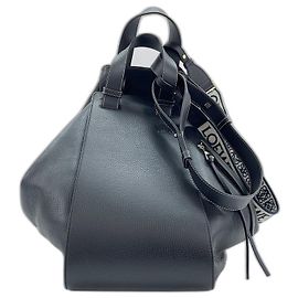 Borsa Hammock Loewe in pelle nera Nero