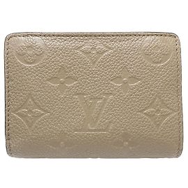 Cartera Bi-fold Louis Vuitton Monogram Empreinte Gris