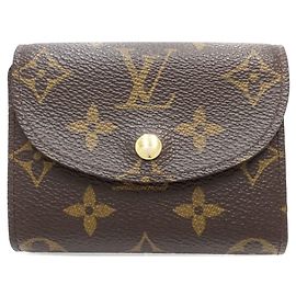 Cartera tríptico Monogram Louis Vuitton Castaño