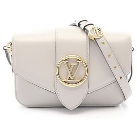 Louis Vuitton LV PONT 9 Pont Neuf Bolsa de Ombro Marrom