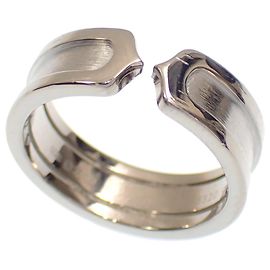 Anel de banda 2C em ouro branco 18K Cartier Outro