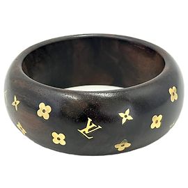 Louis Vuitton Sylvania Wood Bangle Brown