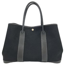 Hermès Hermes Garden PM36 Tote Bag in Black Black