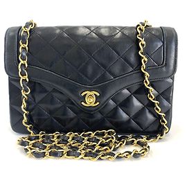 Borsa a Spalla Chanel Mini Matelassé Nero