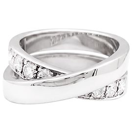 Anel Cartier, "Nouvelle Vague", ouro branco e diamantes. Outro