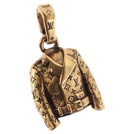 LOUIS VUITTON Charm LV Jacket Charm metal Gold Tone M03076 LV Auth 195618M Other