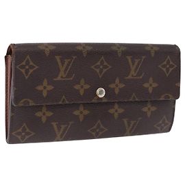 LOUIS VUITTON Monogram Portefeuille Sarah Long Wallet M61734 LV Auth 193930 Monogramme