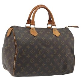 LOUIS VUITTON Sac à main Monogram Speedy 30 M41526 LV Auth 194130A Monogramme