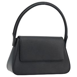 Borsa a Spalla LOUIS VUITTON Epi Mini Looping Shoulder Bag SPO Black LV Auth 194642SM Nero