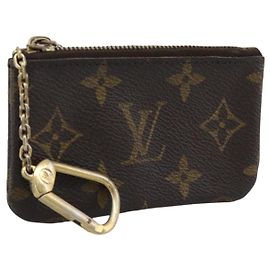 LOUIS VUITTON Monogram Pochette Cles Monedero M62650 LV Auth BA14758 Monograma