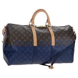LOUIS VUITTON Monogram Split Keepall Bandouliere 50 Bag M43861 LV Auth 191722SM Monogramme