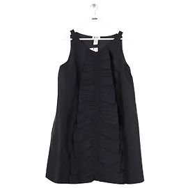 Moschino Kleid aus schwarzer Seide Schwarz