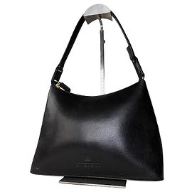Borsa a tracolla in pelle vintage Givenchy Nero Oro Nero