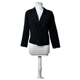 Blazer vintage Loewe in misto seta nero S Nero