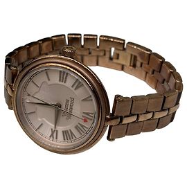 Reloj de pulsera vintage Givenchy en acero inoxidable oro rosa Rosa