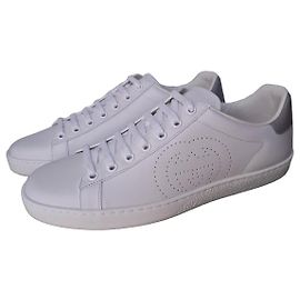 Gucci Ace Sneaker Weiß Leder Weiß