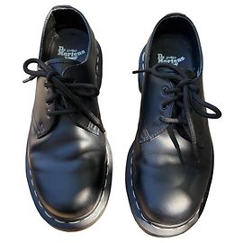Dr. Martens 1461 Derby de Cuero Negro Negro