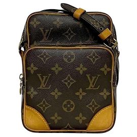 Bolsa Transversal Louis Vuitton Amazon Crossbody Marrom Monograma