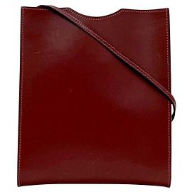 Hermès Borsa a tracolla Hermes Pochette Onimetou Rosso Bordò