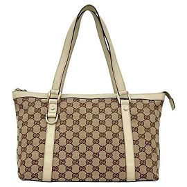 Bolsa Tote Abbey bege Gucci Bege