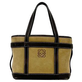 Sac à main Loewe Anagram L29 Marron Beige