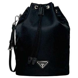 Prada VELA Handbag Pouch Black